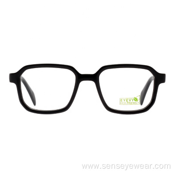 Wholesale Unisex Biodegradable Square Acetate Optical Frame